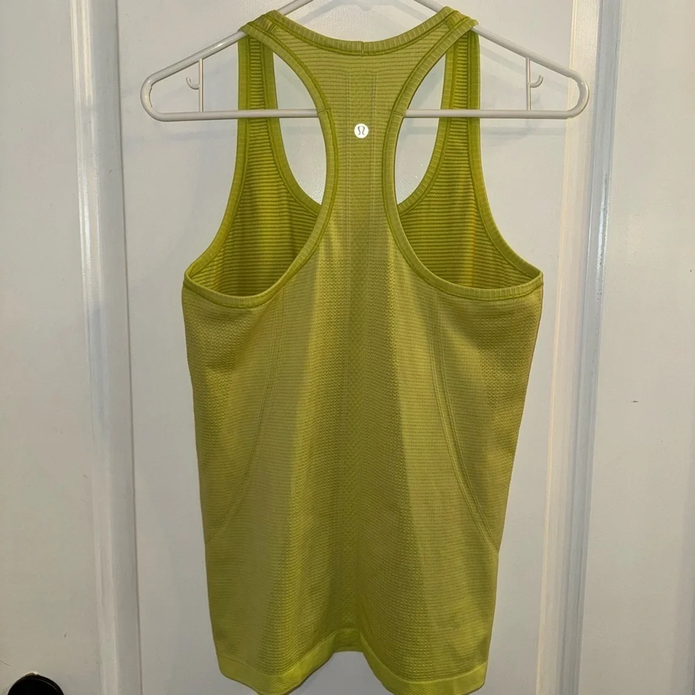 Lululemon Swiftly Tech Racerback 2.0 Yellow Pear